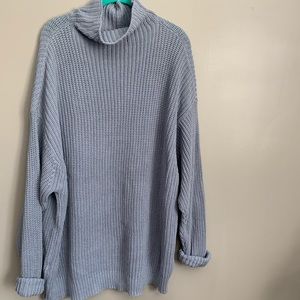 ae mock neck oversized sweater